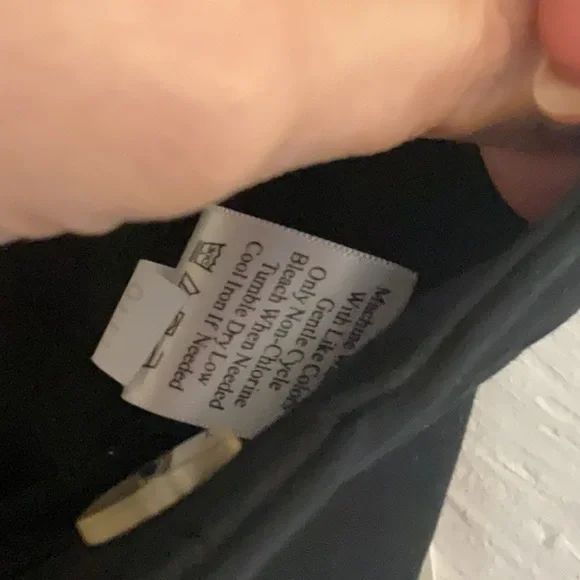 Coldwater Creek Natural Fit Cropped Pants, Size 6P, Black, NWT - Picture 10 of 11